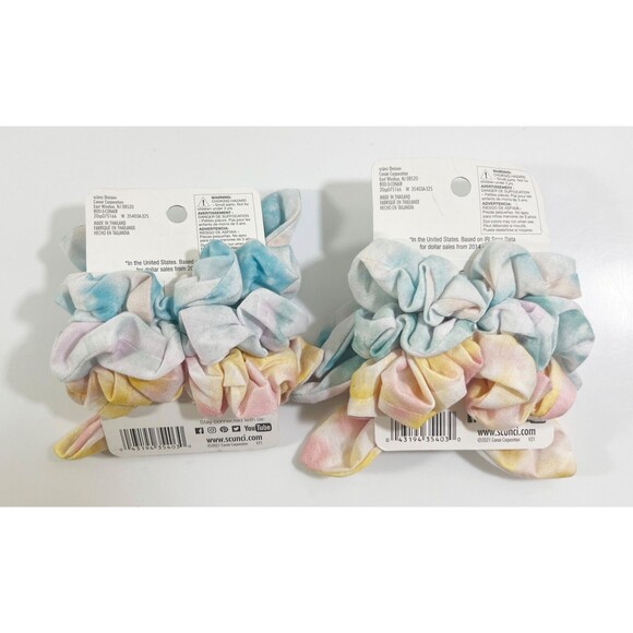 XO Morgan Simianer Scrunchie by Scunci, The Dye 2 Pack 3 Pcs. Each - Picture 2 of 3